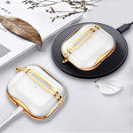 Custodia protettiva TPU trasparente con gancio per AirPods 3