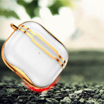 Custodia protettiva TPU trasparente con gancio per AirPods 3