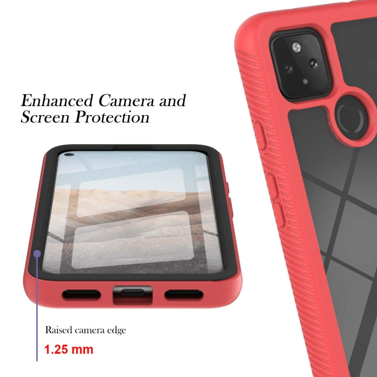 Starry Sky Solid Color Series Custodia protettiva antiurto per PC + TPU con pellicola in PET, For Google Pixel 5A 5G, For Motorola Moto Edge S / G100