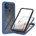 Starry Sky Solid Color Series Custodia protettiva antiurto per PC + TPU con pellicola in PET, For Google Pixel 5A 5G, For Motorola Moto Edge S / G100