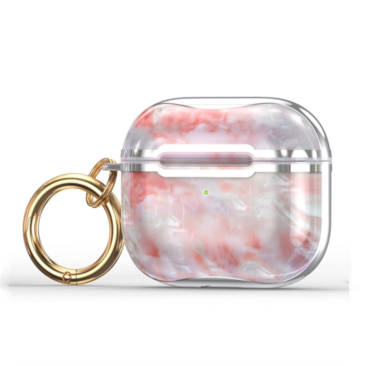 Custodia protettiva marmo con gancio per AirPods 3