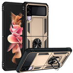 Custodia protettiva pieghevole antiurto in TPU + PC con supporto girevole a 360 gradi, For Samsung Galaxy Z Flip3 5G