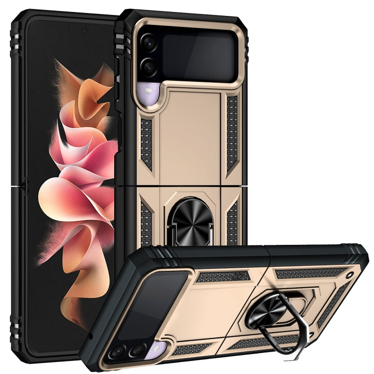 Custodia protettiva pieghevole antiurto in TPU + PC con supporto girevole a 360 gradi, For Samsung Galaxy Z Flip3 5G