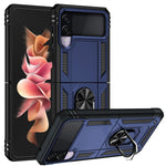 Custodia protettiva pieghevole antiurto in TPU + PC con supporto girevole a 360 gradi, For Samsung Galaxy Z Flip3 5G