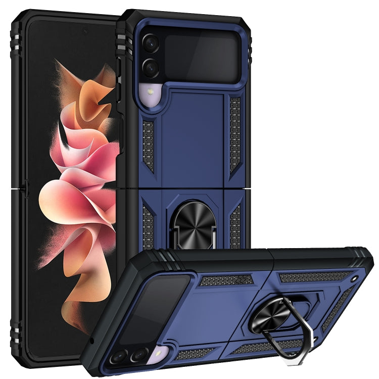 Custodia protettiva pieghevole antiurto in TPU + PC con supporto girevole a 360 gradi, For Samsung Galaxy Z Flip3 5G