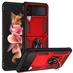 Custodia protettiva pieghevole antiurto in TPU + PC con supporto girevole a 360 gradi, For Samsung Galaxy Z Flip3 5G