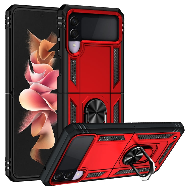 Custodia protettiva pieghevole antiurto in TPU + PC con supporto girevole a 360 gradi, For Samsung Galaxy Z Flip3 5G