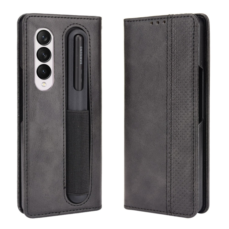 Custodia portafoglio in pelle con fibbia magnetica per smartphone