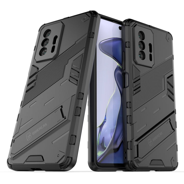 Punk Armor 2 in 1 PC + custodia antiurto in TPU con supporto invisibile, For Xiaomi Mi 11T / 11T Pro