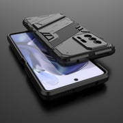 Punk Armor 2 in 1 PC + custodia antiurto in TPU con supporto invisibile, For Xiaomi Mi 11T / 11T Pro