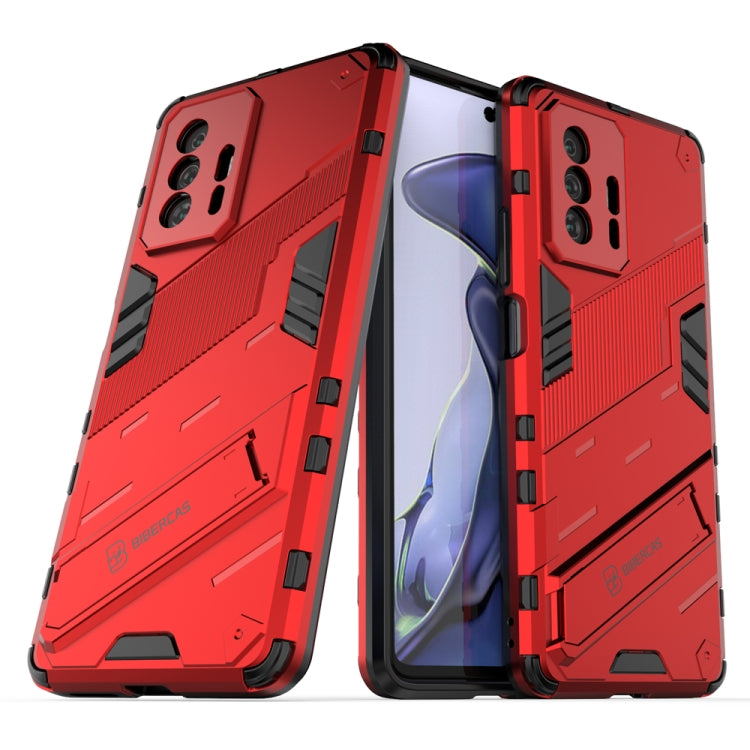 Custodia TPU antiurto con supporto invisibile per Xiaomi Mi 11T e