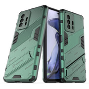 Punk Armor 2 in 1 PC + custodia antiurto in TPU con supporto invisibile, For Xiaomi Mi 11T / 11T Pro