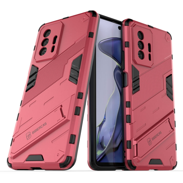Custodia TPU antiurto con supporto invisibile per Xiaomi Mi 11T e