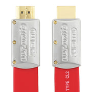 Cavo piatto da HDMI a HDMI ULT-unite 4K Ultra HD placcato in oro, 1m, 1.5m, 2m, 3m, 5m, 6m, 8m, 10m, 12m, 15m, 16m, 17m, 18m, 20m