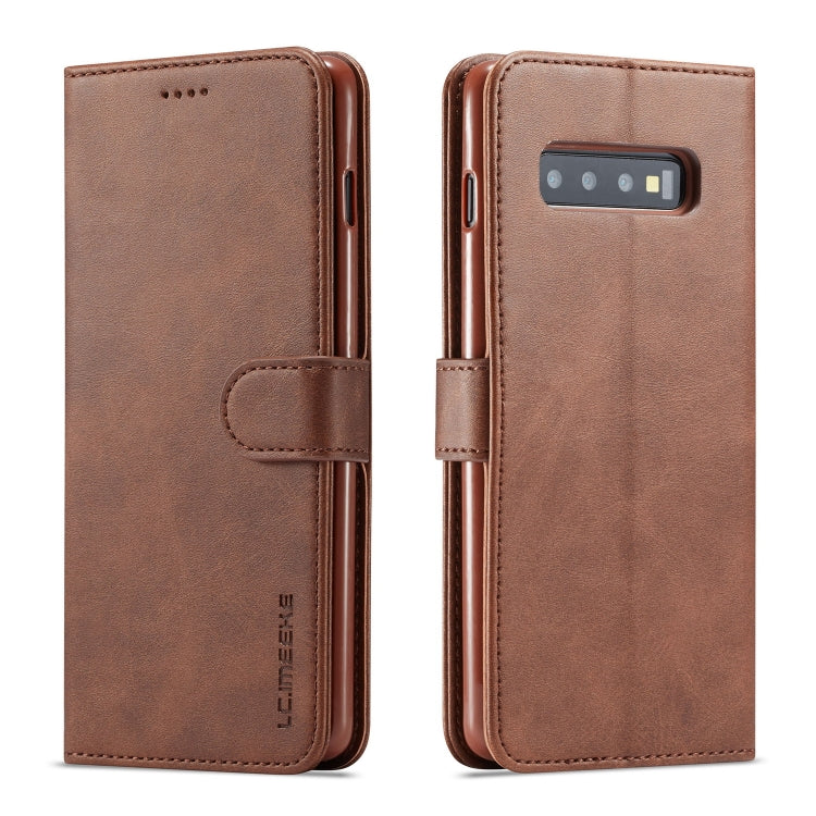 Custodia portafoglio in pelle per Samsung Galaxy S10+