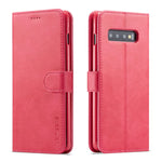 Custodia portafoglio in pelle per Samsung Galaxy S10+