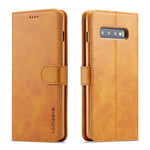 Custodia portafoglio in pelle per Samsung Galaxy S10+
