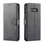 Custodia portafoglio in pelle per Samsung Galaxy S10+