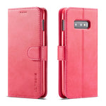Custodia portafoglio in pelle per Samsung Galaxy S10+