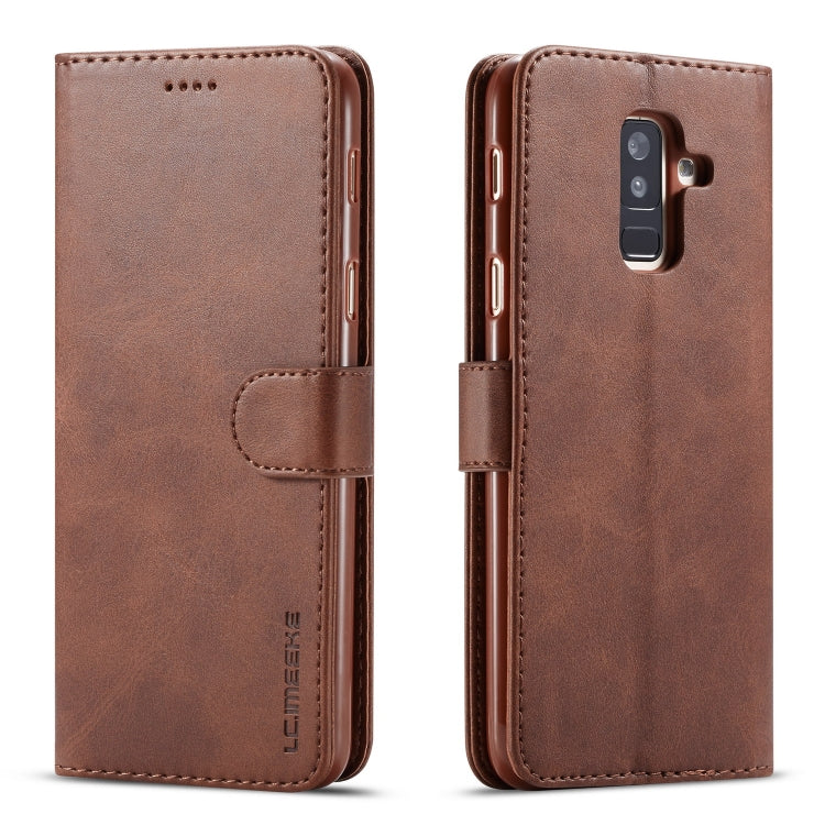 Custodia portafoglio in pelle con slot carte per Galaxy A6 Plus 2