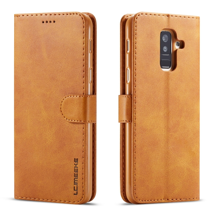 Custodia portafoglio in pelle per Galaxy A6 Plus 2018