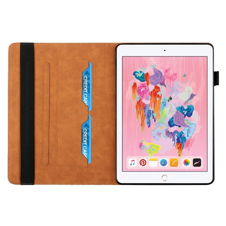 Custodia in pelle per iPad 9.7 2018/2017 con slot carte