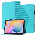 Custodia in pelle per tablet con vibrazione orizzontale Rhombus Skin Feel con slot per schede e supporto, For Samsung Galaxy Tab S6 Lite SM-P610/T615, For Samsung Galaxy Tab A 10.1 2019 T510, For Samsung Galaxy Tab A7 10.4 2020 T500/T505               ...