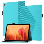 Custodia in pelle per tablet con vibrazione orizzontale Rhombus Skin Feel con slot per schede e supporto, For Samsung Galaxy Tab S6 Lite SM-P610/T615, For Samsung Galaxy Tab A 10.1 2019 T510, For Samsung Galaxy Tab A7 10.4 2020 T500/T505               ...