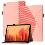 Custodia in pelle per tablet con vibrazione orizzontale Rhombus Skin Feel con slot per schede e supporto, For Samsung Galaxy Tab S6 Lite SM-P610/T615, For Samsung Galaxy Tab A 10.1 2019 T510, For Samsung Galaxy Tab A7 10.4 2020 T500/T505               ...