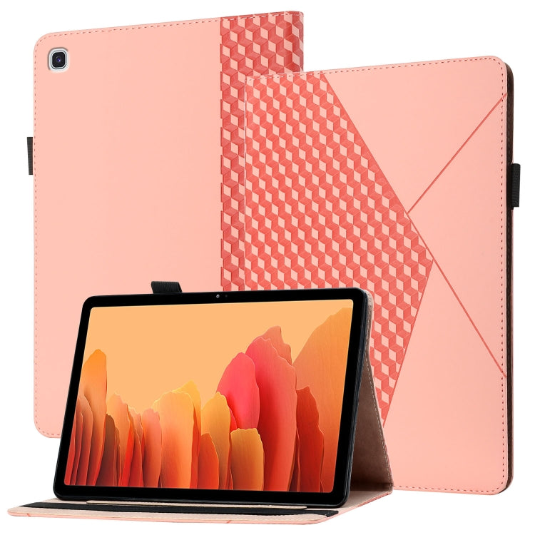 Custodia in pelle per tablet con vibrazione orizzontale Rhombus Skin Feel con slot per schede e supporto, For Samsung Galaxy Tab S6 Lite SM-P610/T615, For Samsung Galaxy Tab A 10.1 2019 T510, For Samsung Galaxy Tab A7 10.4 2020 T500/T505               ...