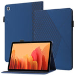 Custodia in pelle per tablet con vibrazione orizzontale Rhombus Skin Feel con slot per schede e supporto, For Samsung Galaxy Tab S6 Lite SM-P610/T615, For Samsung Galaxy Tab A 10.1 2019 T510, For Samsung Galaxy Tab A7 10.4 2020 T500/T505               ...
