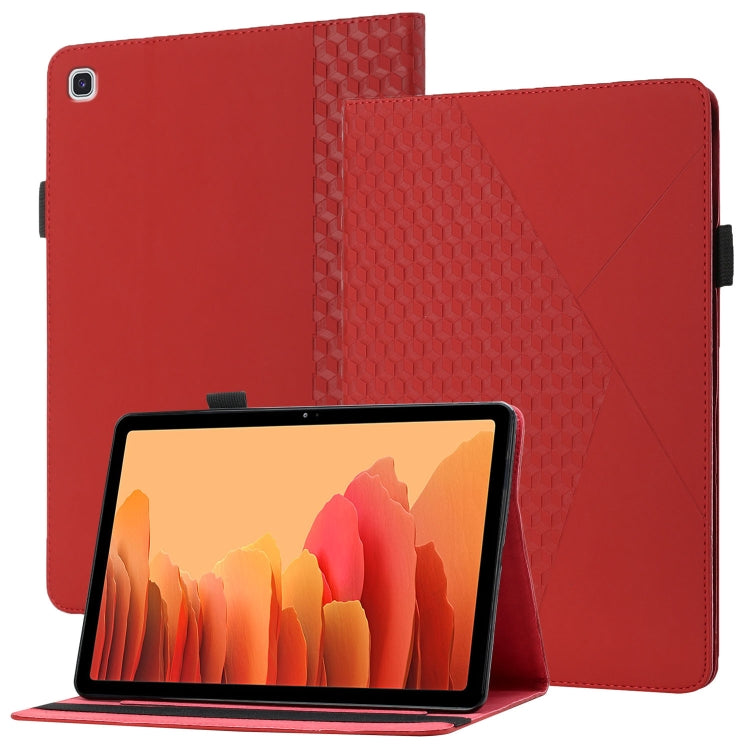 Custodia in pelle per tablet con vibrazione orizzontale Rhombus Skin Feel con slot per schede e supporto, For Samsung Galaxy Tab S6 Lite SM-P610/T615, For Samsung Galaxy Tab A 10.1 2019 T510, For Samsung Galaxy Tab A7 10.4 2020 T500/T505               ...