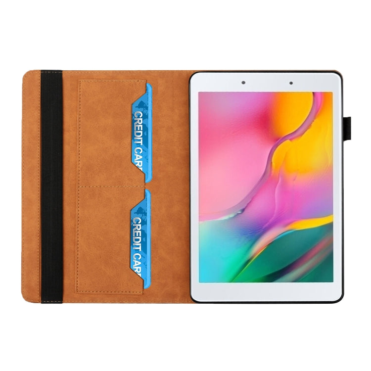 Custodia in pelle per tablet con vibrazione orizzontale Rhombus Skin Feel con slot per schede e supporto, For Samsung Tab A 8.0 2019 T290/T295/T297