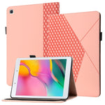Custodia in pelle per tablet con vibrazione orizzontale Rhombus Skin Feel con slot per schede e supporto, For Samsung Tab A 8.0 2019 T290/T295/T297