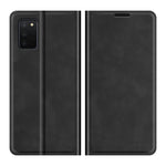 Custodia in pelle con ventosa magnetica retropelle con supporto, slot per carte e portafoglio, For Galaxy A03s 166mm