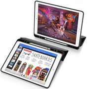 Custodia per tablet DUX DUCIS serie Domo con vibrazione orizzontale magnetica in TPU + pelle PU con supporto a tre pieghe e slot per penna, For iPad Pro 12.9 inch 2017