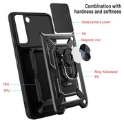 Cover per fotocamera scorrevole Custodia protettiva in TPU + PC, For Samaung Galaxy S22 5G, For Samaung Galaxy S22+ 5G, For Samaung Galaxy S22 Ultra 5G, For Xiaomi Mix 4