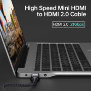 Cavo adattatore intrecciato HDMI 2.0 maschio a HDMI 2.0 maschio 4K Ultra-HD, 1m, 1.5m, 2m, 3m, 5m, 6m, 8m, 10m, 12m, 15m, 18m, 20m