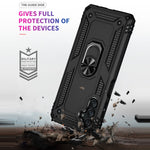 Custodia protettiva antiurto in TPU + PC con supporto girevole a 360 gradi, For Samsung Galaxy A13 5G