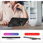 Custodia protettiva antiurto in TPU + PC con supporto girevole a 360 gradi, For Samaung Galaxy S22 5G, For Samaung Galaxy S22+ 5G, For Samaung Galaxy S22 Ultra 5G