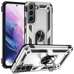 Custodia protettiva antiurto in TPU + PC con supporto girevole a 360 gradi, For Samaung Galaxy S22 5G, For Samaung Galaxy S22+ 5G, For Samaung Galaxy S22 Ultra 5G