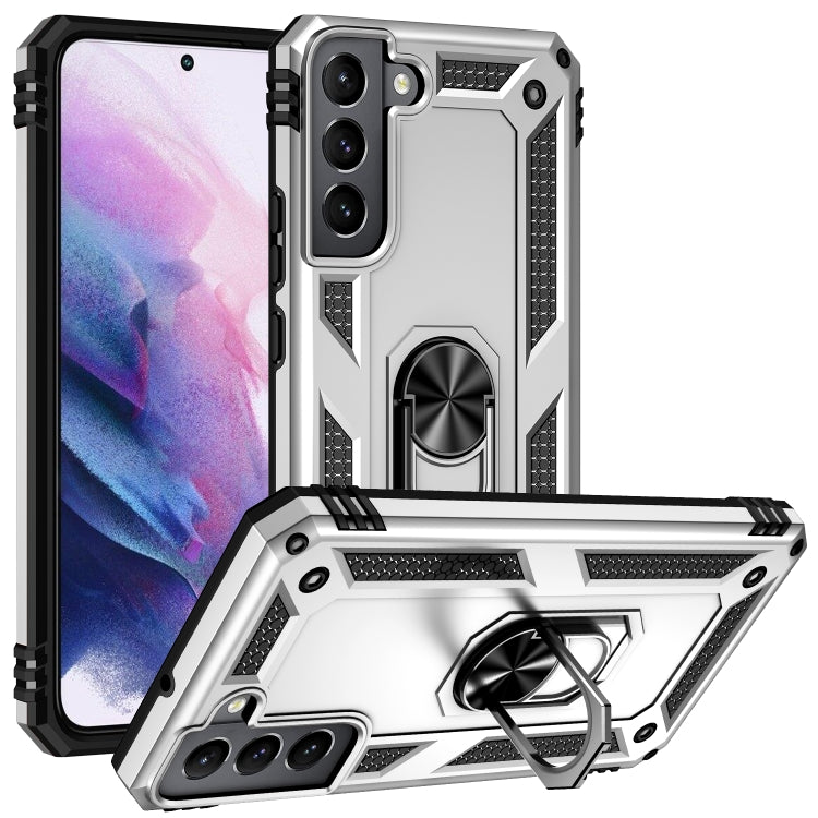 Custodia protettiva antiurto in TPU + PC con supporto girevole a 360 gradi, For Samaung Galaxy S22 5G, For Samaung Galaxy S22+ 5G, For Samaung Galaxy S22 Ultra 5G