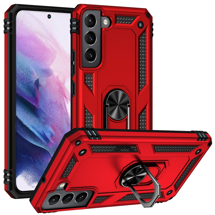 Custodia protettiva antiurto in TPU + PC con supporto girevole a 360 gradi, For Samaung Galaxy S22 5G, For Samaung Galaxy S22+ 5G, For Samaung Galaxy S22 Ultra 5G