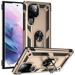 Custodia protettiva antiurto in TPU + PC con supporto girevole a 360 gradi, For Samaung Galaxy S22 5G, For Samaung Galaxy S22+ 5G, For Samaung Galaxy S22 Ultra 5G