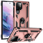 Custodia protettiva antiurto in TPU + PC con supporto girevole a 360 gradi, For Samaung Galaxy S22 5G, For Samaung Galaxy S22+ 5G, For Samaung Galaxy S22 Ultra 5G