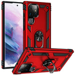 Custodia protettiva antiurto in TPU + PC con supporto girevole a 360 gradi, For Samaung Galaxy S22 5G, For Samaung Galaxy S22+ 5G, For Samaung Galaxy S22 Ultra 5G