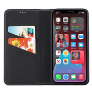 GEBEI PU+TPU Custodia protettiva a ribaltamento orizzontale con supporto e slot per schede, For iPhone 13, For iPhone 13 Pro, For iPhone 13 Pro Max