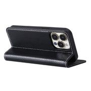 GEBEI PU+TPU Custodia protettiva a ribaltamento orizzontale con supporto e slot per schede, For iPhone 13, For iPhone 13 Pro, For iPhone 13 Pro Max