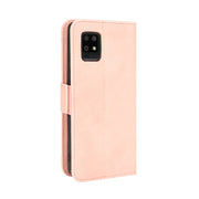 Custodia in pelle a vibrazione orizzontale con motivo a pelle di vitello con supporto, slot per schede e cornice per foto, For Sharp Aquos Zero6, For Umidigi A11 Pro Max