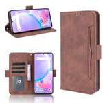 Custodia portafoglio in pelle con slot carte e supporto